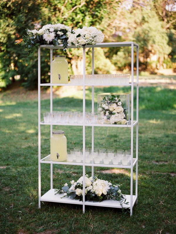 romantic modern fairytale white and blush wedding with acrylic details by soo events