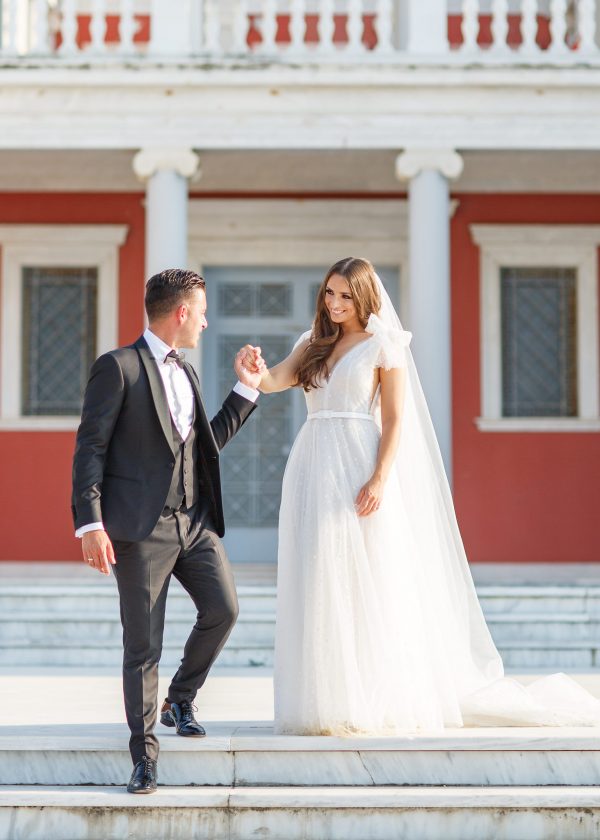 romantic modern fairytale white and blush wedding with acrylic details by soo events