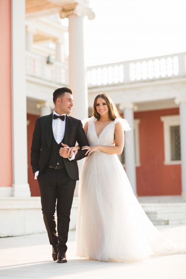 romantic modern fairytale white and blush wedding with acrylic details by soo events