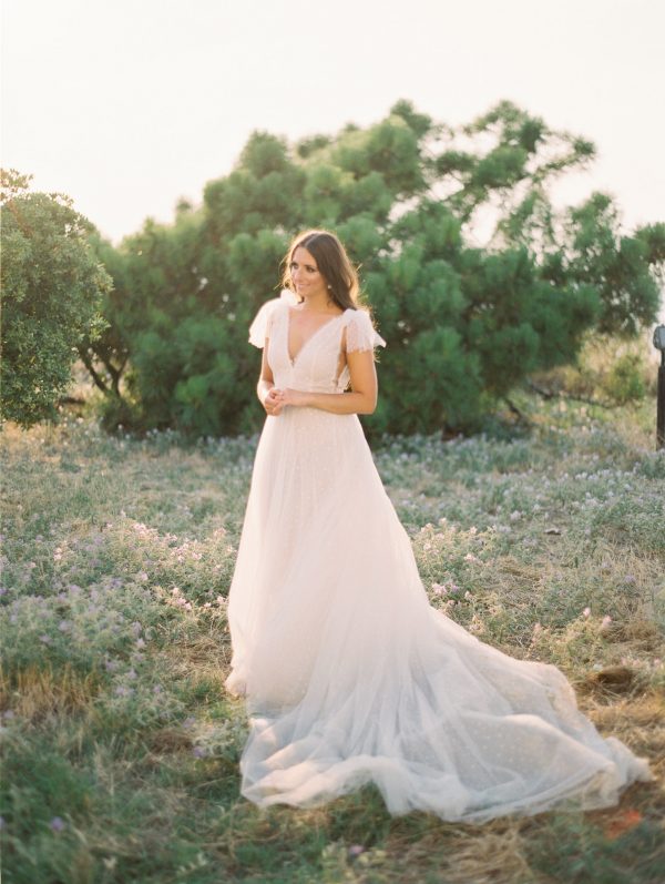 romantic modern fairytale white and blush wedding with acrylic details by soo events