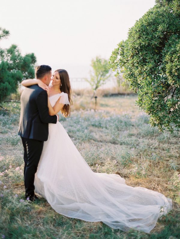 romantic modern fairytale white and blush wedding with acrylic details by soo events