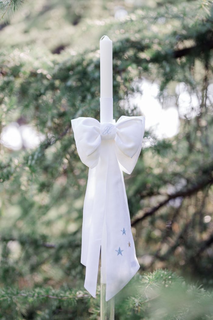 chic light blue and white baptism by soo events