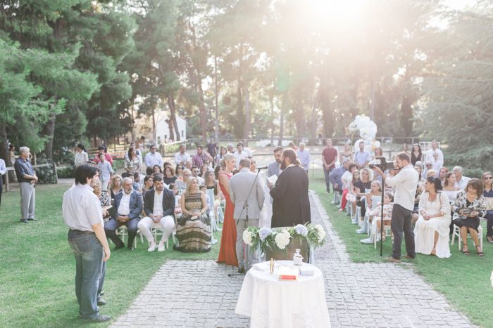 chic light blue and white baptism by soo events