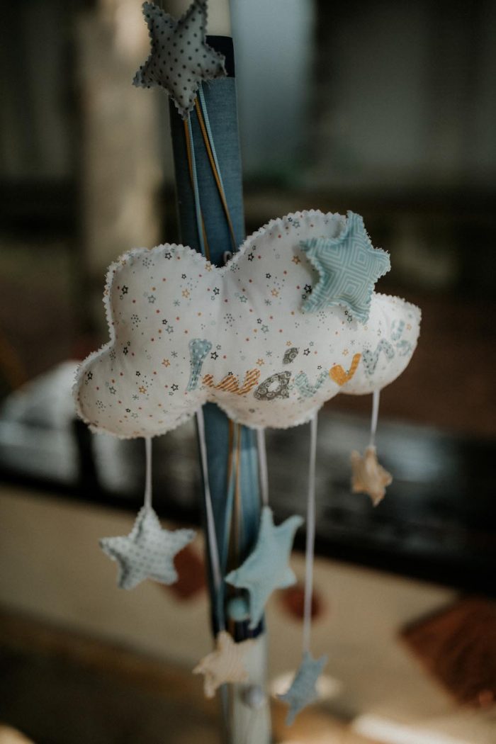 luxury elegant blue and gold baptism by soo events